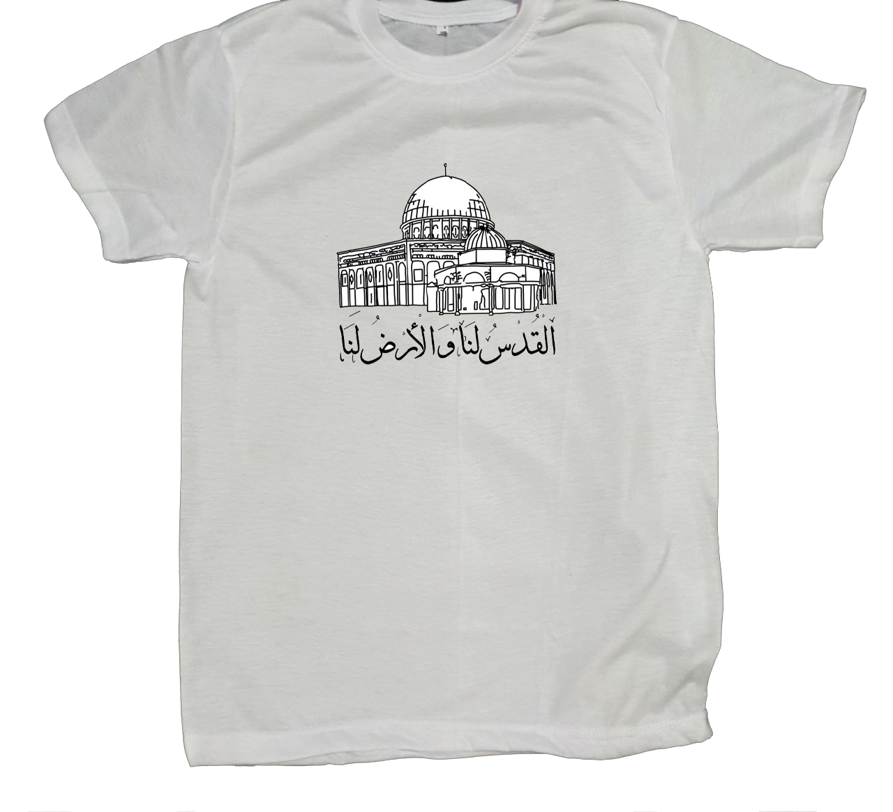 Palestine t- shirt fat White 9