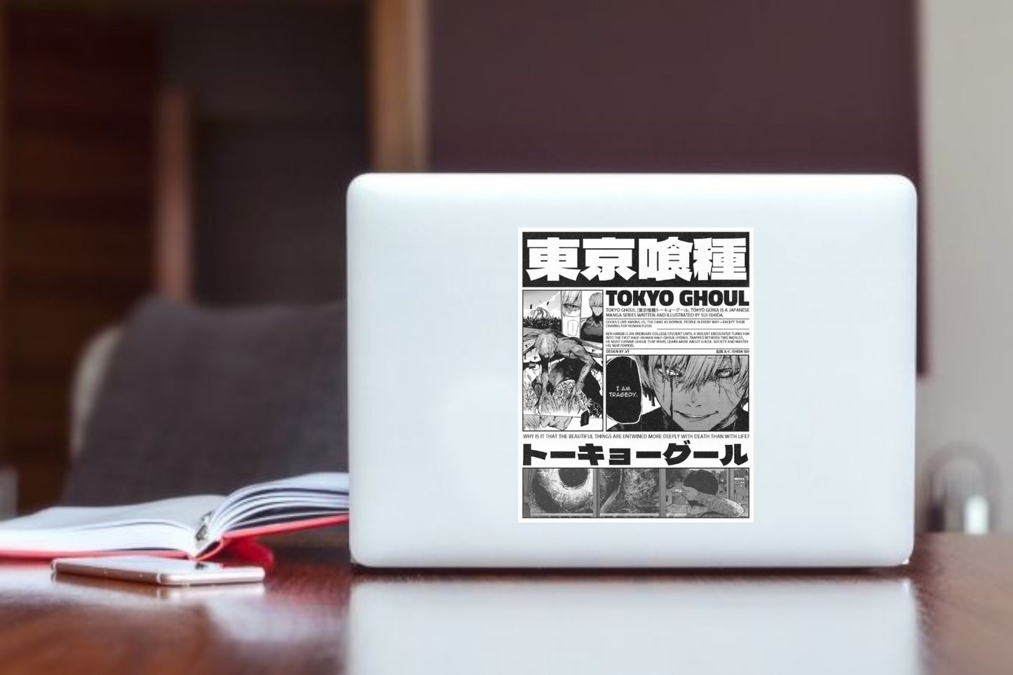 Tokyo ghoul Laptop Sticker 1