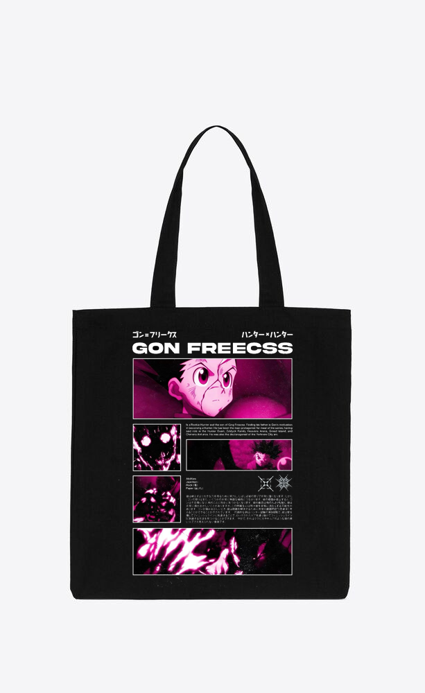 Hunter × Hunter tote bag Black 1