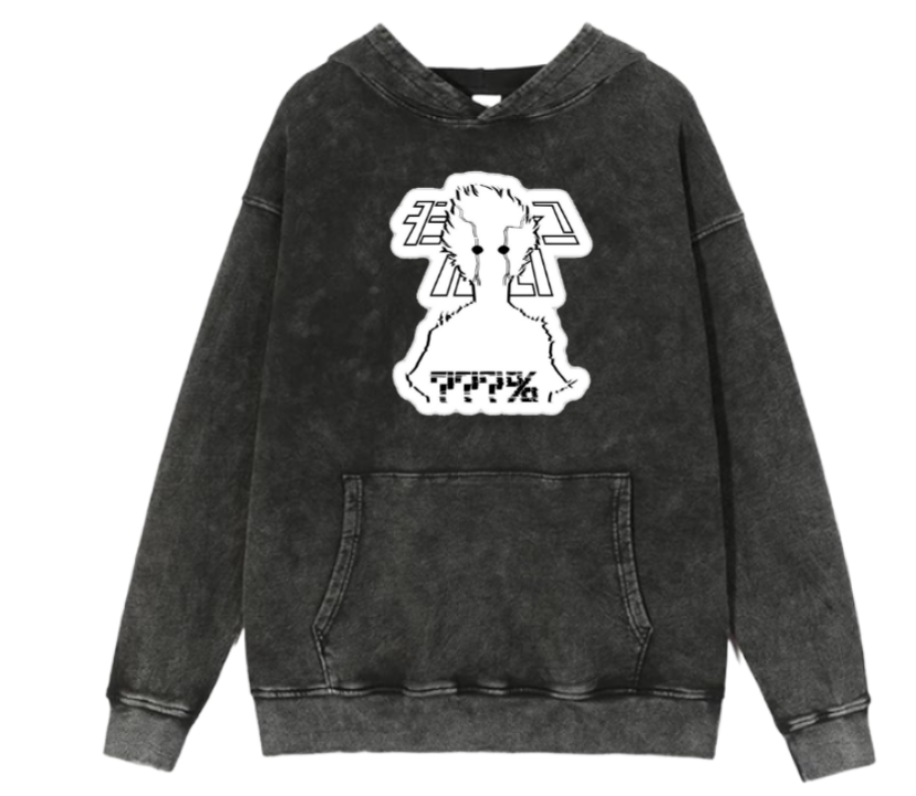 Mob Psycho 100 One Size hoodie Washed 1