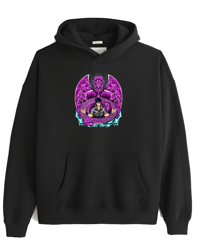 Naruto Shippuden One Size hoodie Black 1