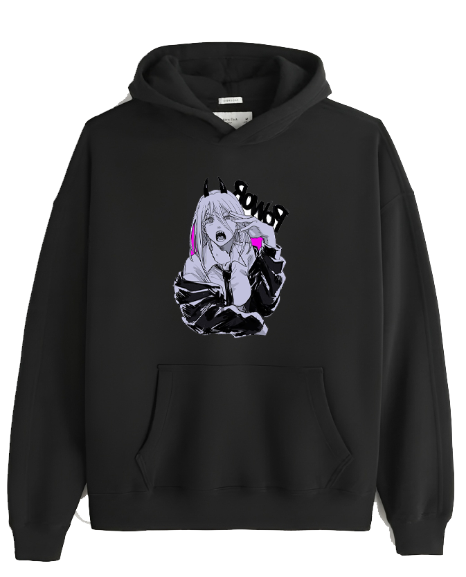 Chainsaw Man One Size hoodie Black 1