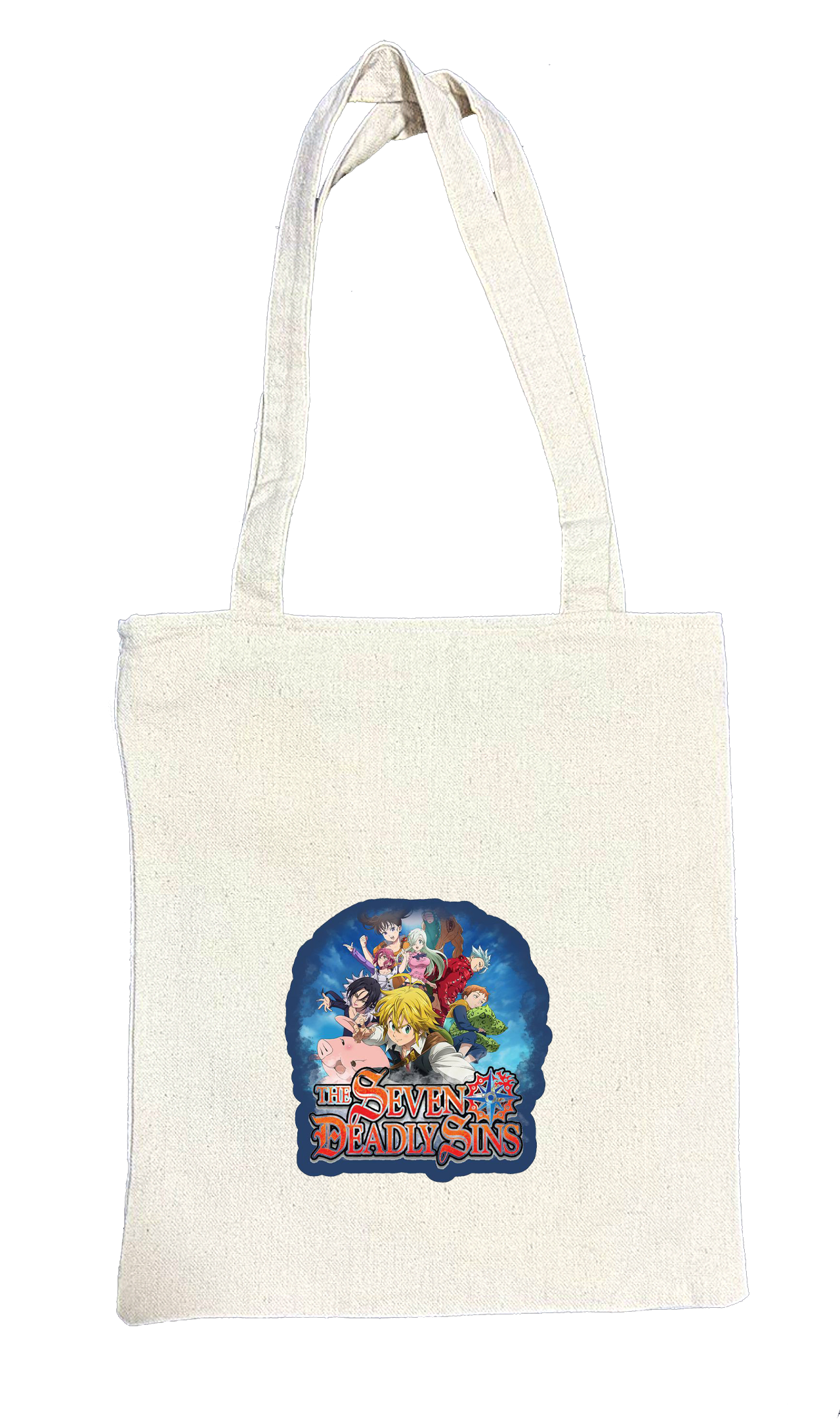 Anime Nanatsu no taizai seven deadly sins  tote bag White 1