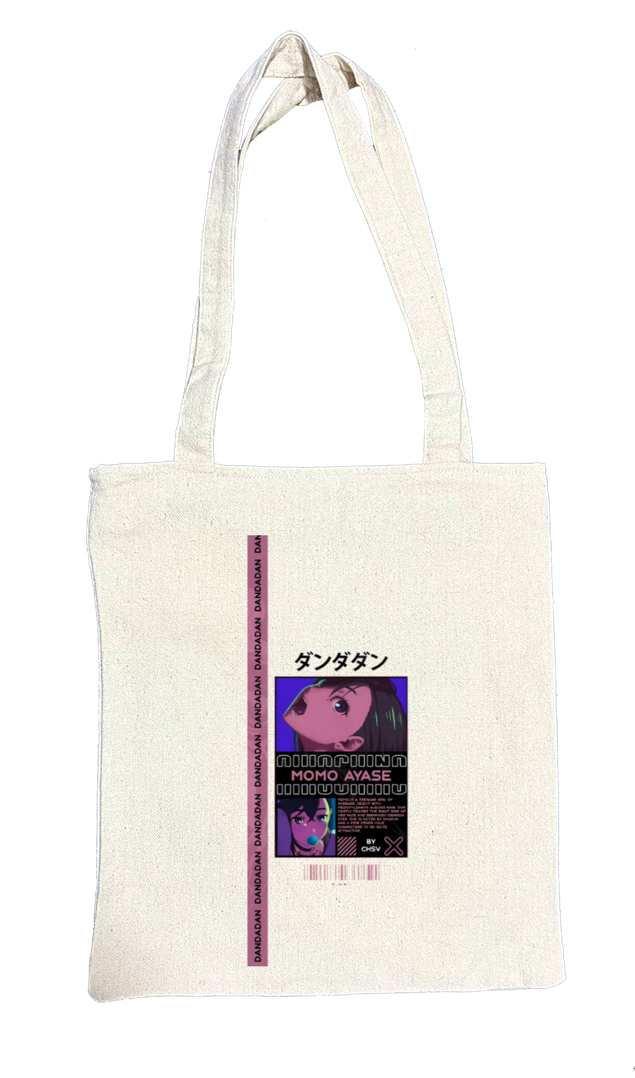 Dandadan tote bag beige 1