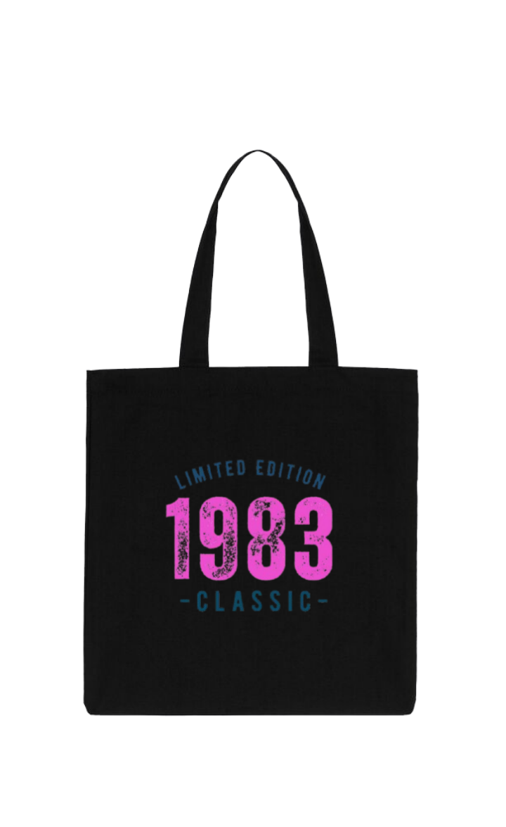 age tote bag Black 1983
