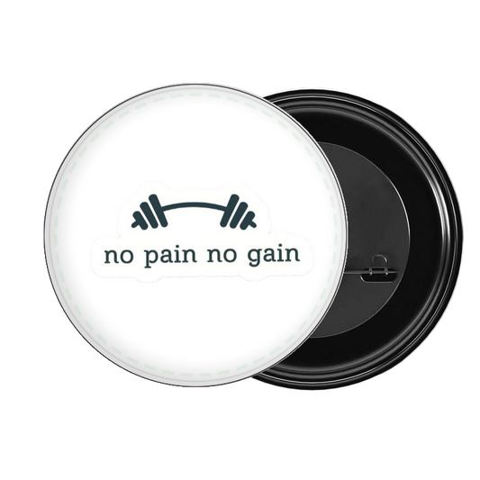 badge pin for bag workout gym pilates