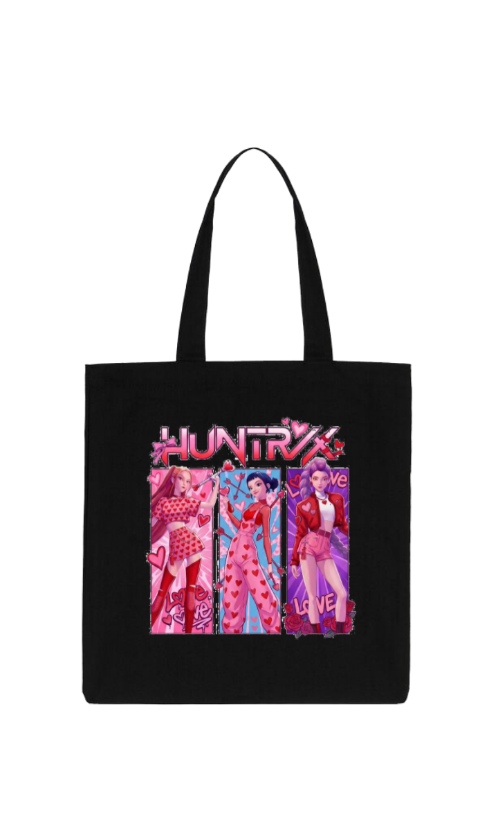 Hunterix kpop tote bag Black 1