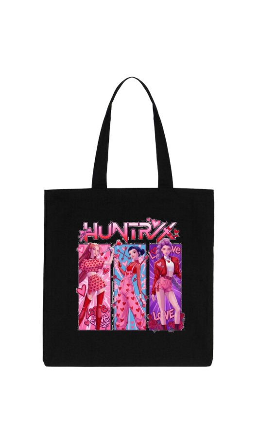 Hunterix kpop tote bag Black 1