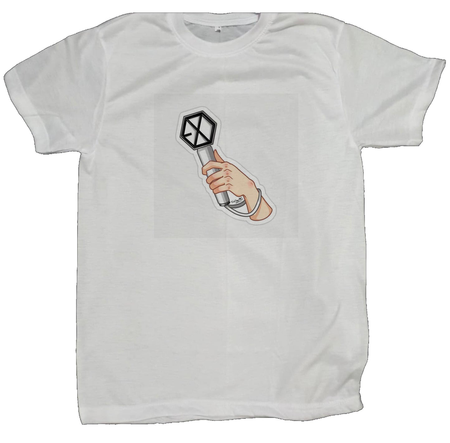 EXO t- shirt fat White 1