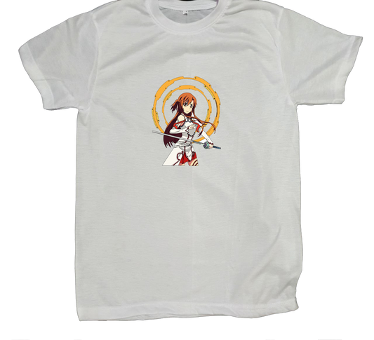 Sword Art Online t- shirt fat White 1