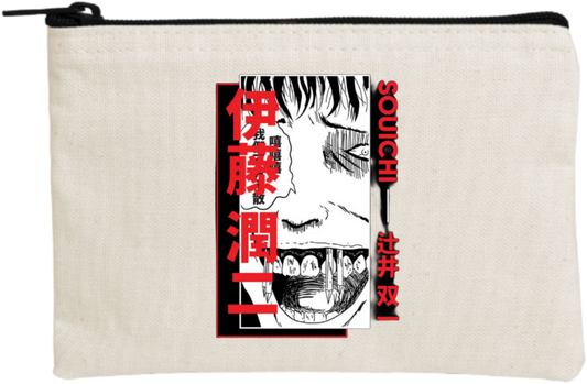 Tomie Kawakami wallet pencil case Beige 1