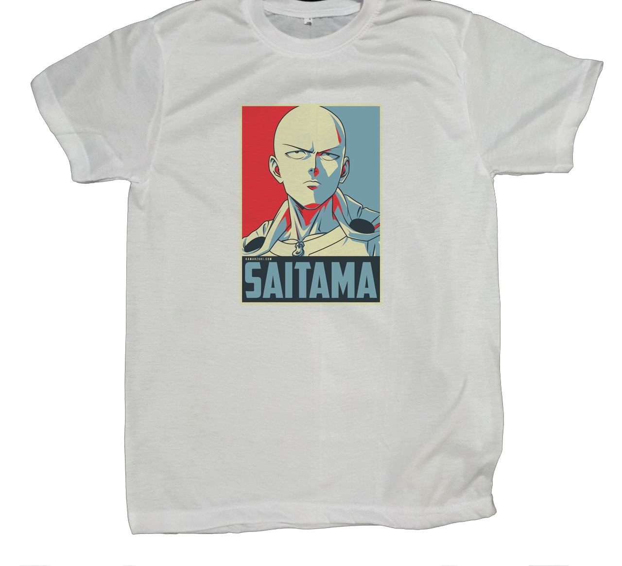 One-Punch Man t- shirt fat White 1