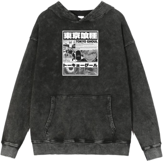 Tokyo ghoul One Size hoodie Washed 1