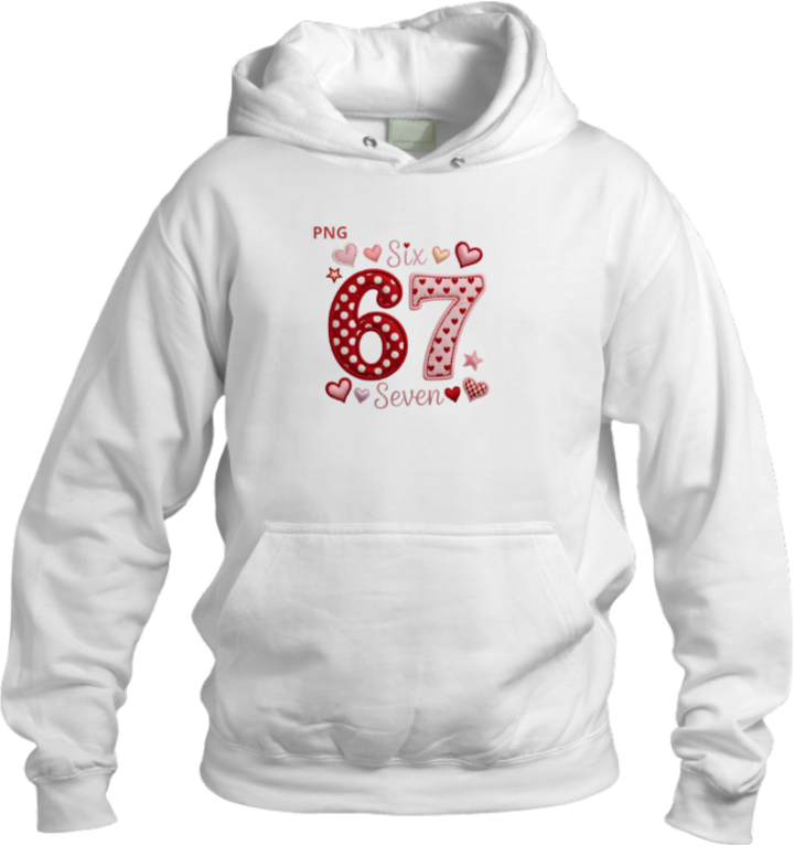 designs 67 Oversize Hoodie White 1
