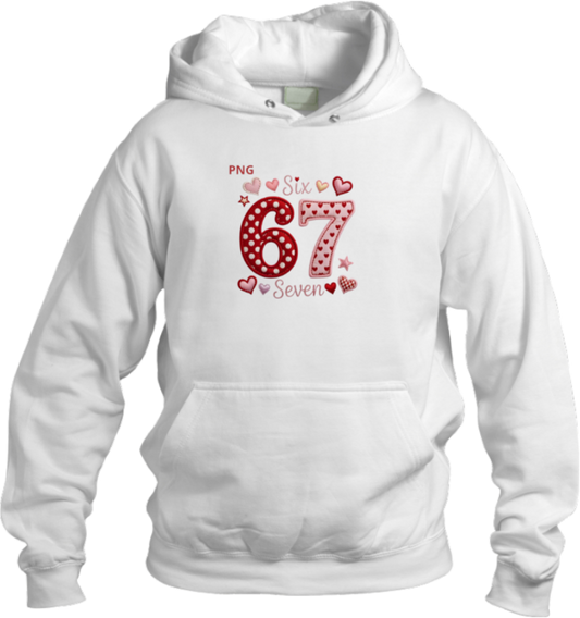 designs 67 Oversize Hoodie White 1