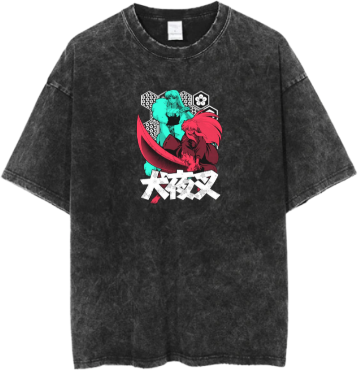 Inuyasha t- shirt One Size Washed 1