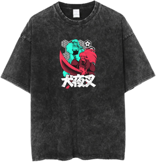 Inuyasha t- shirt One Size Washed 1