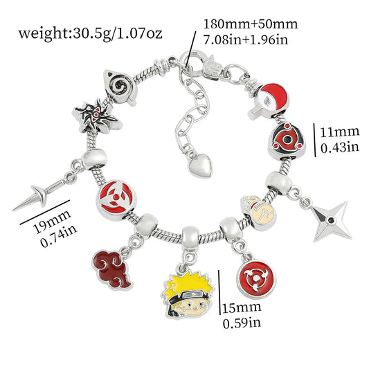Naruto Charms Bracelets Anime Figure Pendant Hand