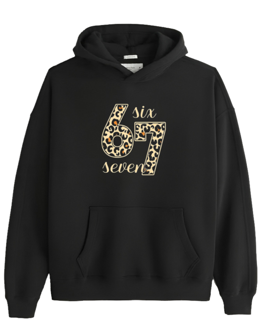 designs 67 Oversize Hoodie Black  1