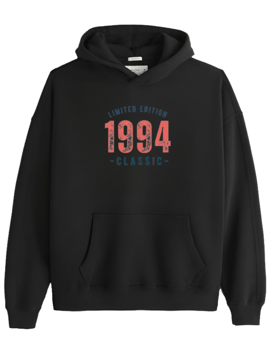 age Oversize Hoodie Black 1994