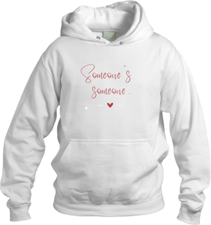 VaIentine coupIe Oversize Hoodie White 1