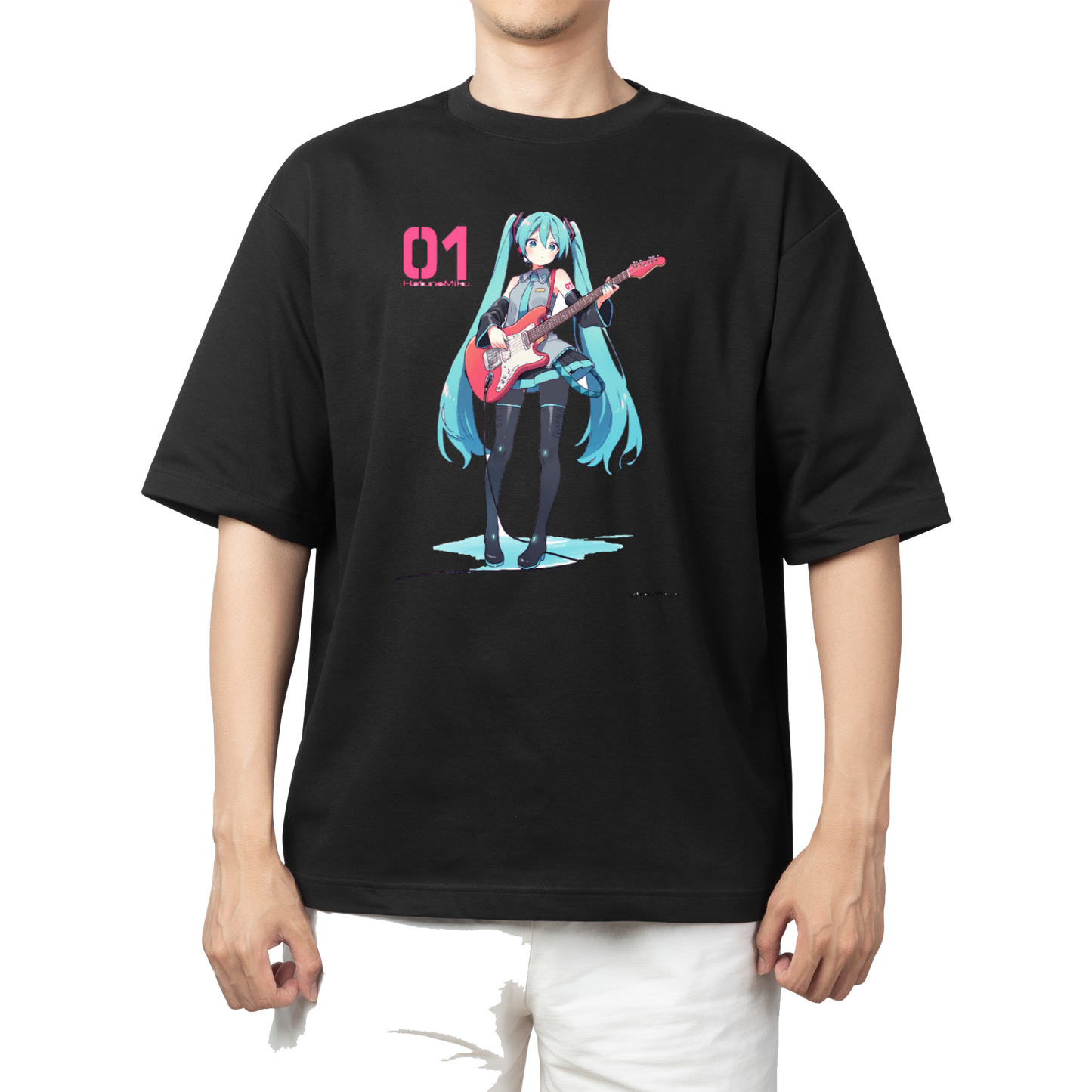 Hatsune Miku t- shirt One Size Black 1
