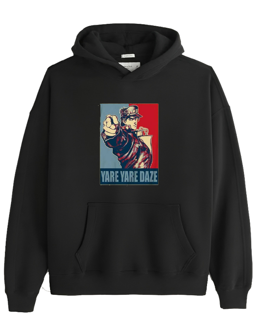 JoJo's Bizarre Adventure One Size hoodie Black 1