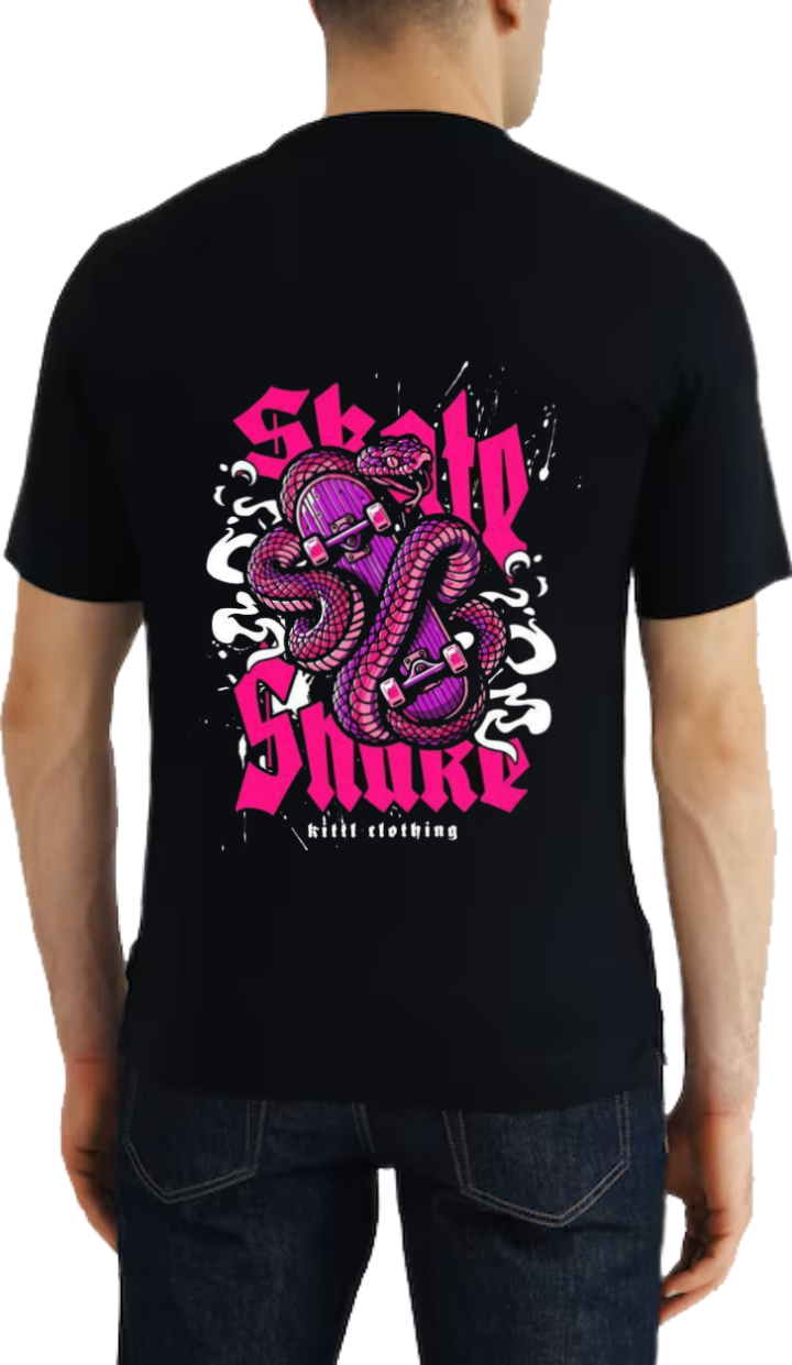 Never Give Up t- shirt One Size Black Back 22