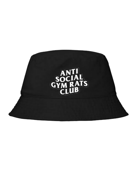 workout gym pilates Bucket hat Fishman hat cap Black 1