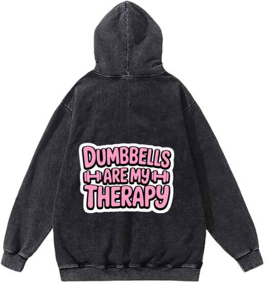 workout gym pilates Oversize Hoodie Washed Back 1