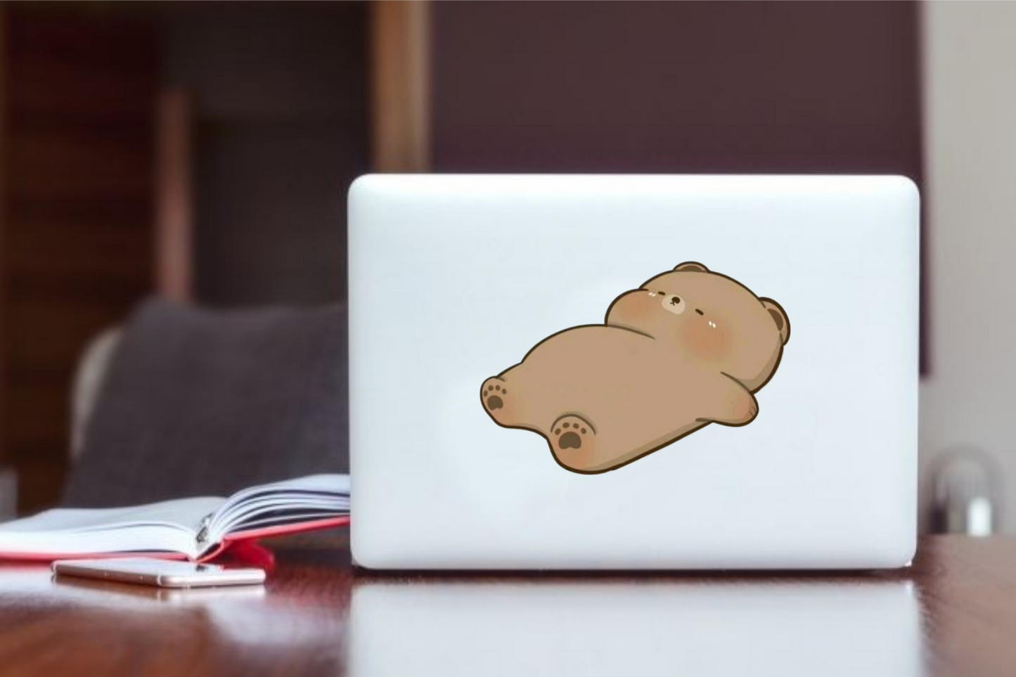 bear Laptop Sticker 1