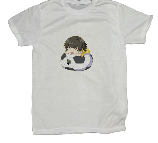 blue lock t- shirt fat White 1