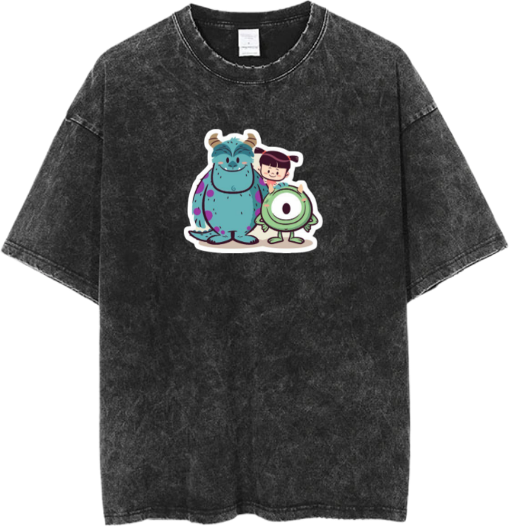 Sulley Boo t- shirt Over Size Washed 1