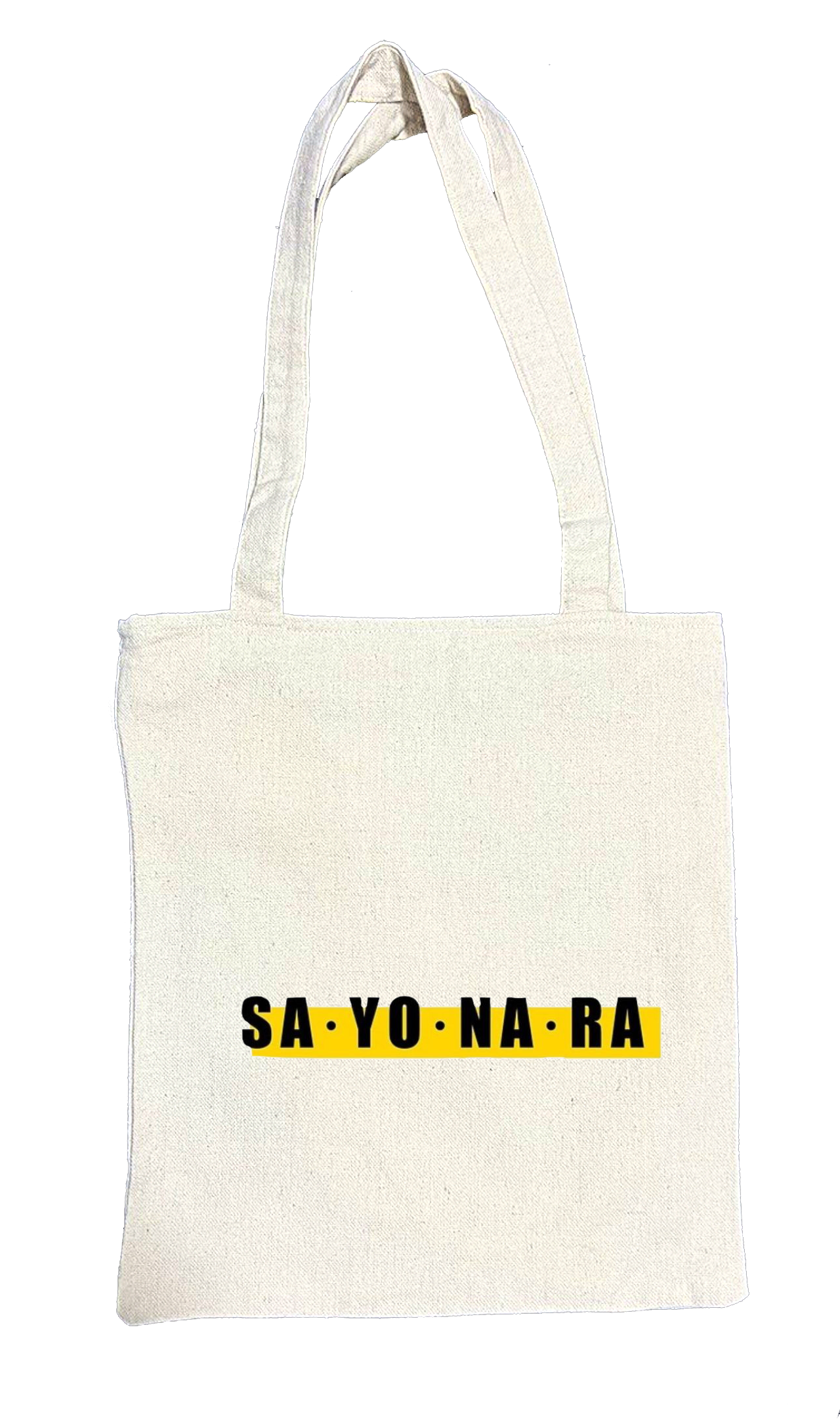 Banana fish tote bag beige 1