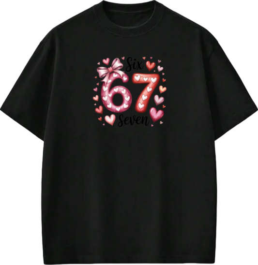 67 designs One Size t- shirt Black 1