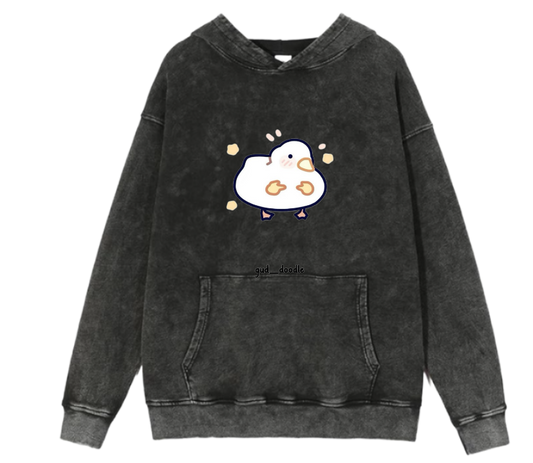 duck Oversize Hoodie Washed 1