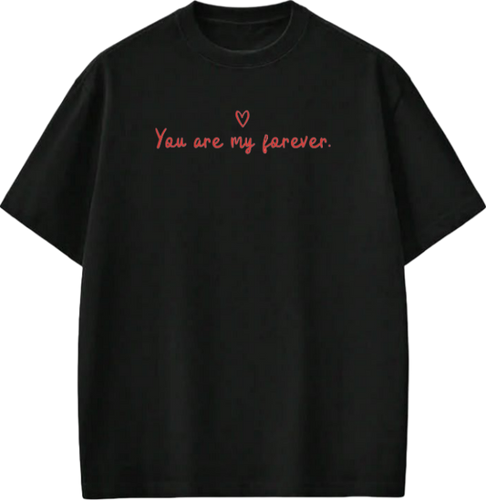 VaIentine coupIe t- shirt Black 1