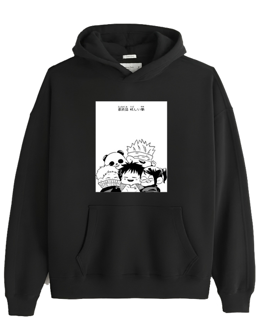 jujutsu kaisen GOJO Oversize  Hoodie Black 1