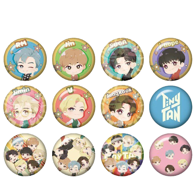 BTS brooch badge 1