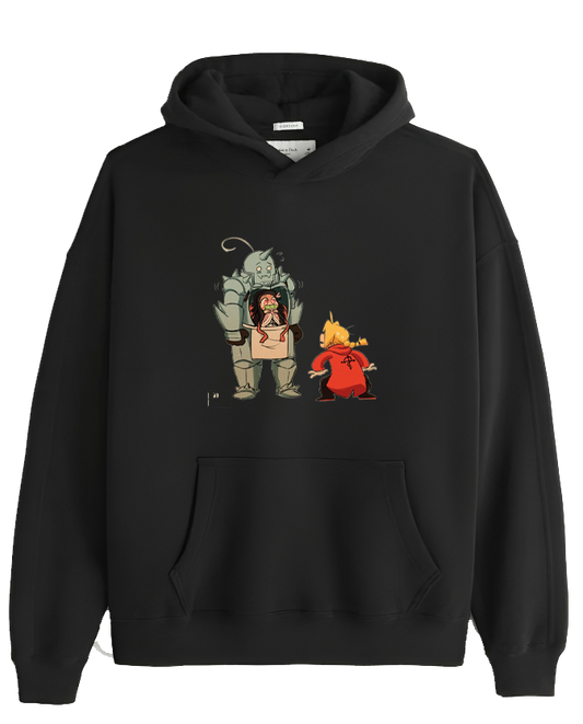 full metal alchamest One Size hoodie Black 1