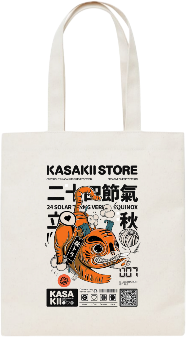 KASAKII STORE tote bag beige 1