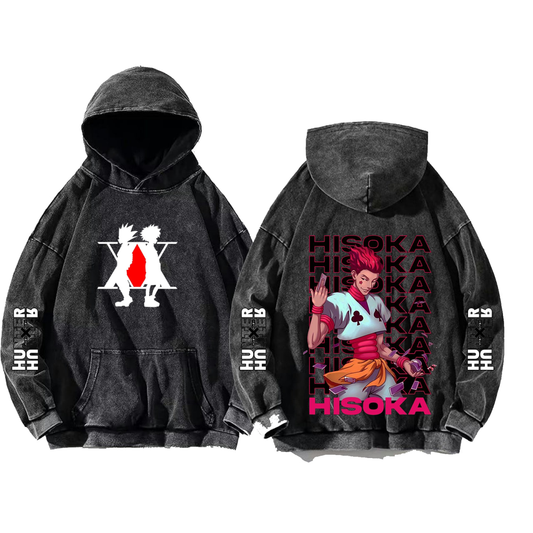 Hunter × Hunter One Size hoodie Washed Back 1