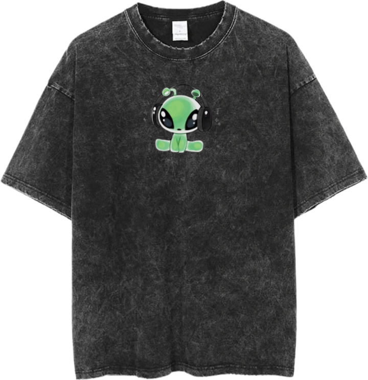 aliens One Size t- shirt Washed 1