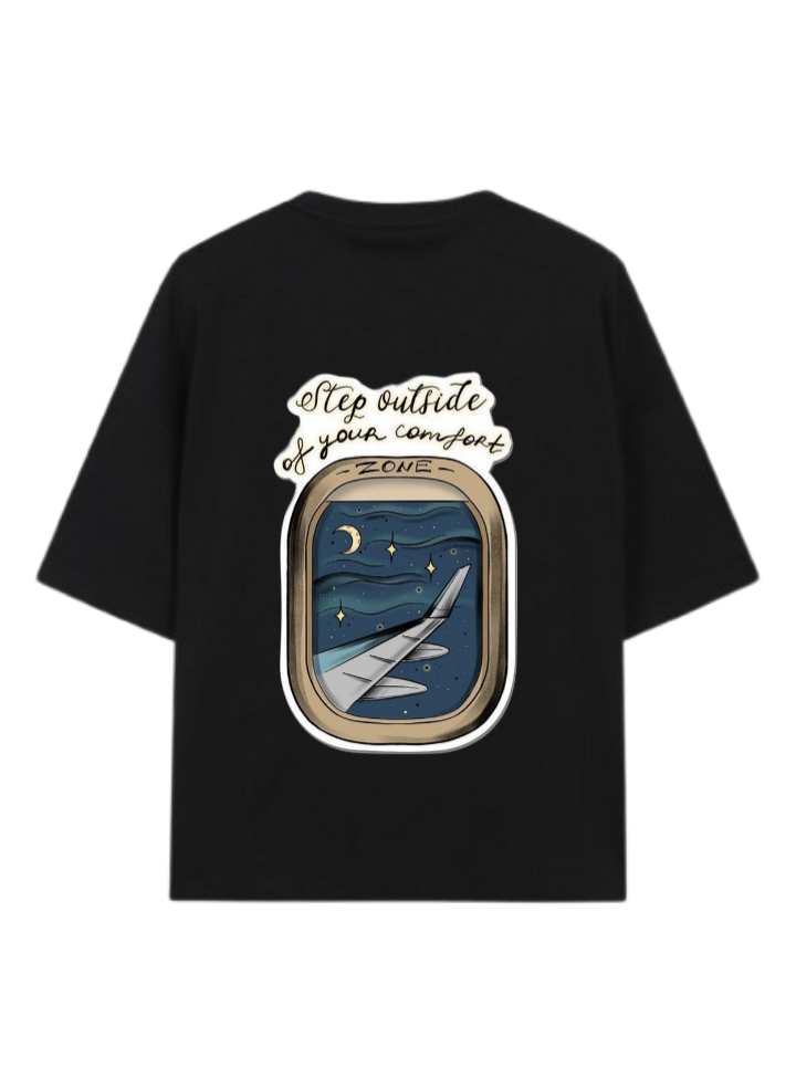 travel travellar t- shirt Black Back 1