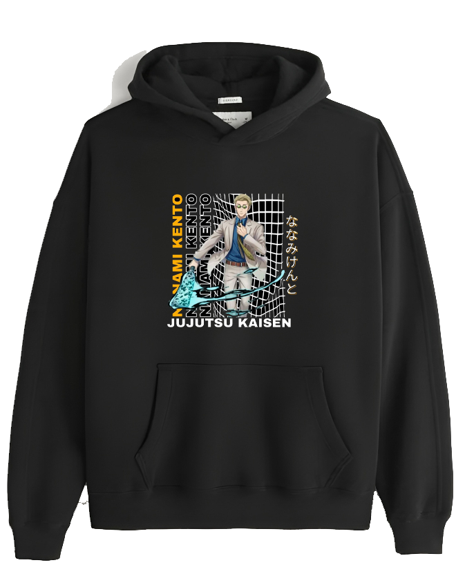 jujutsu kaisen GOJO Oversize  Hoodie Black 1