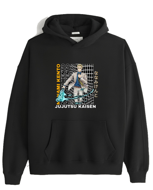 jujutsu kaisen GOJO Oversize  Hoodie Black 1