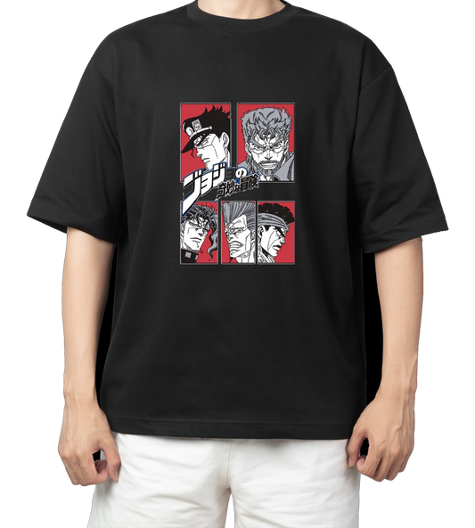 JoJo's Bizarre Adventure t- shirt One Size Black 1