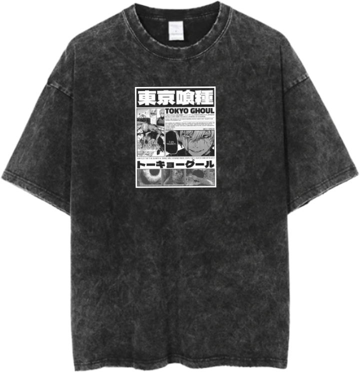 Tokyo ghoul t- shirt One Size Washed 1