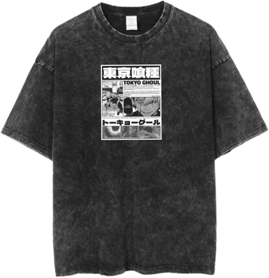 Tokyo ghoul t- shirt One Size Washed 1