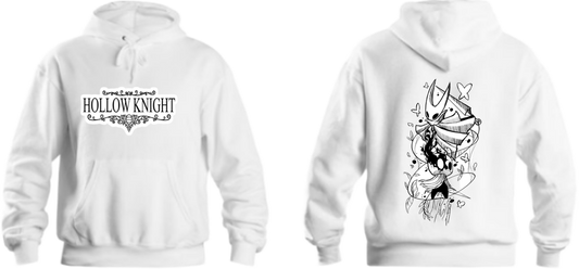 Hollow Knight One Size hoodie White Back 1
